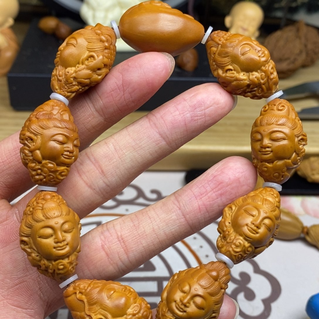 橄榄核手串/手链橄榄核雕工艺手串