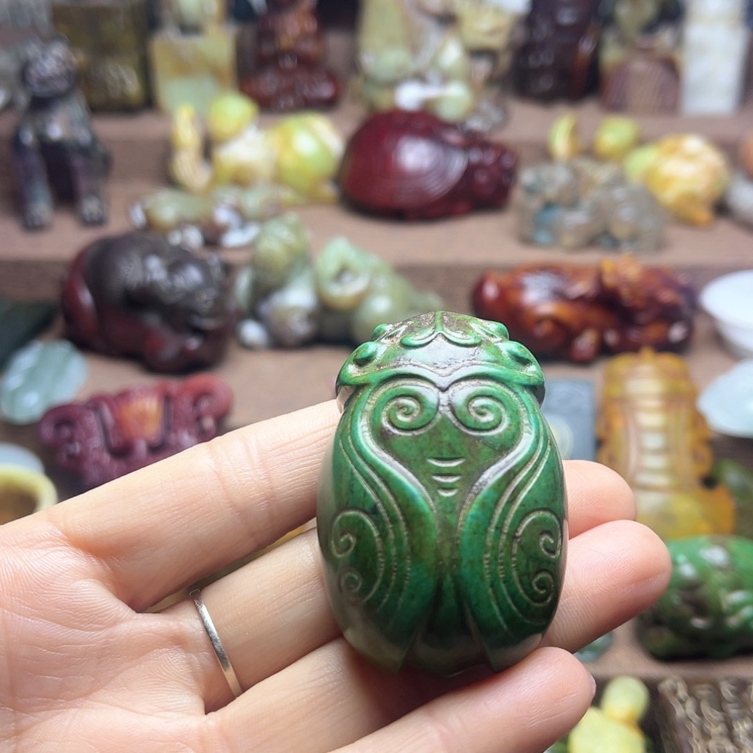 白玉菩提吊坠72。。