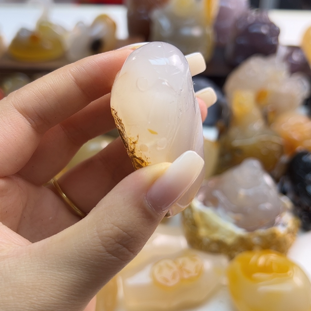 玛瑙/玉髓未镶嵌颈饰