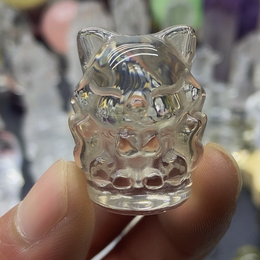 水晶摆件未镶嵌波**粼摆件