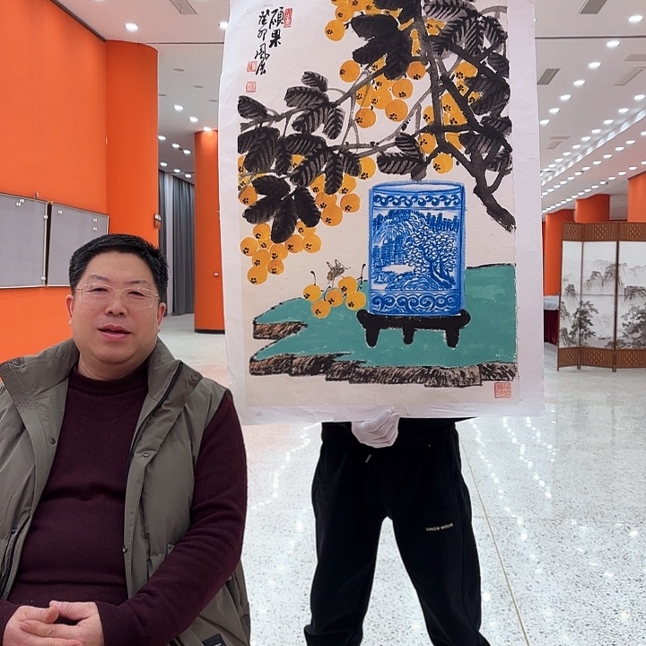 国画画家窦凤展先生去伪存真原作