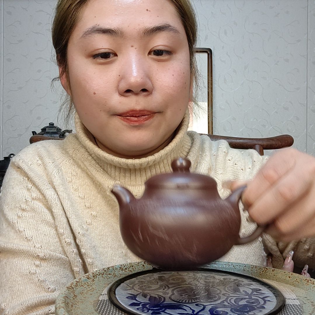 紫泥茶壶柿园260毫升