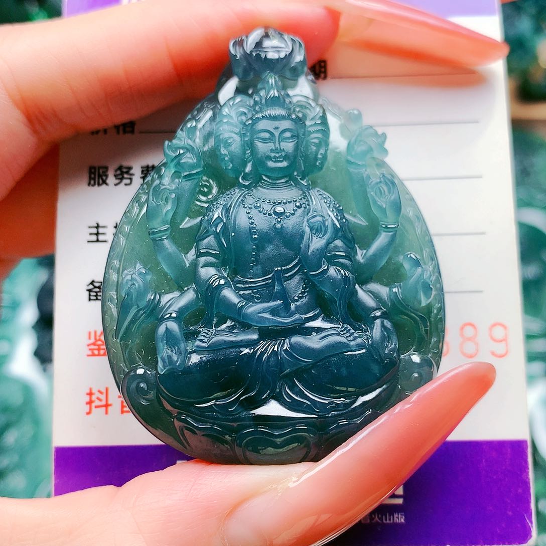 【闪购商品】颈饰未镶嵌翡翠纯天然A货翡翠