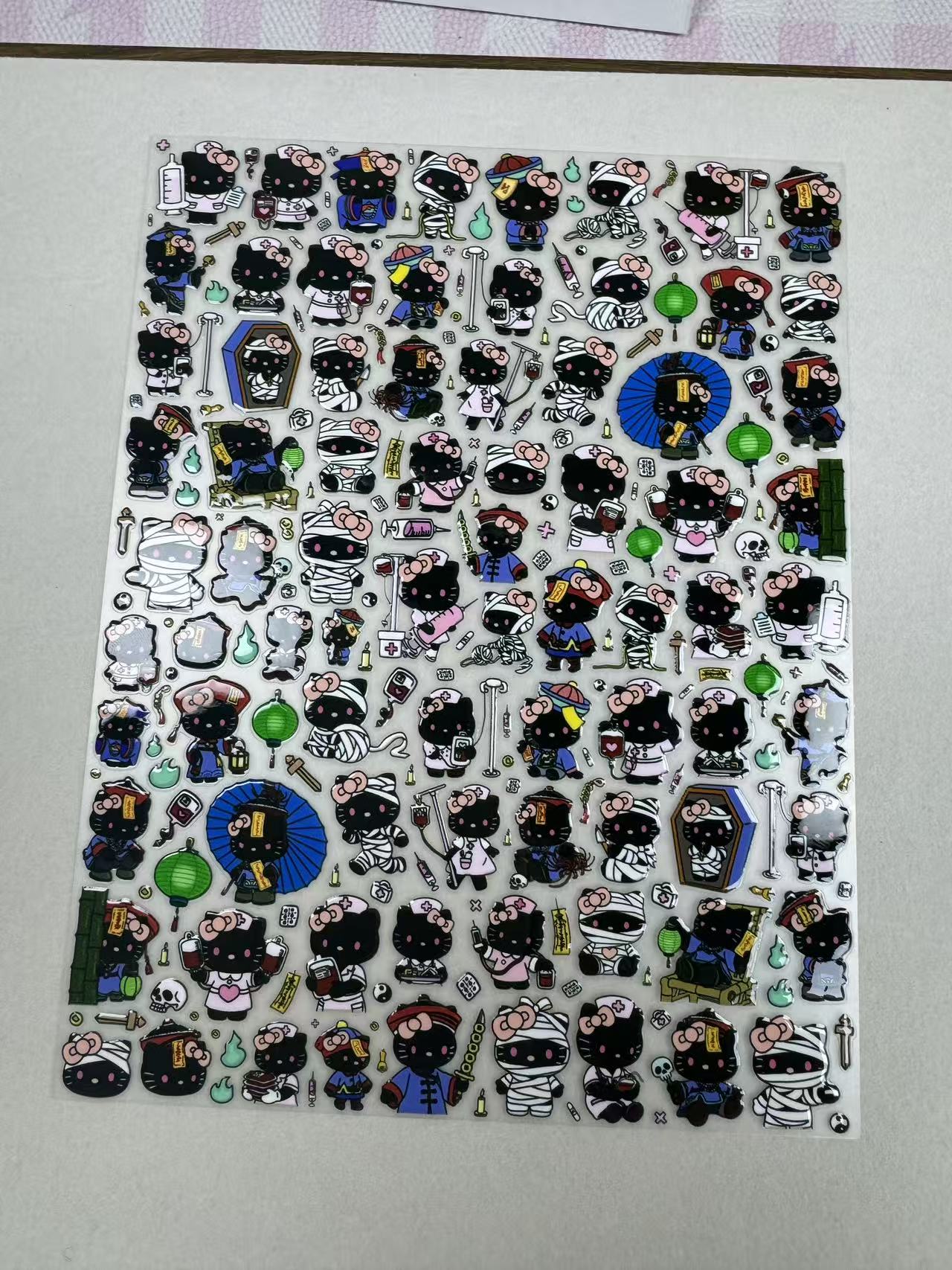[开框选款]5D浮雕果冻贴纸，手机壳diy贴纸，冰箱贴，小鼻嘎可爱贴纸