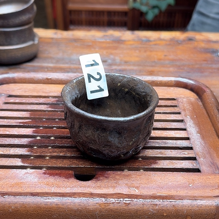 纯手工制作粗陶茶具