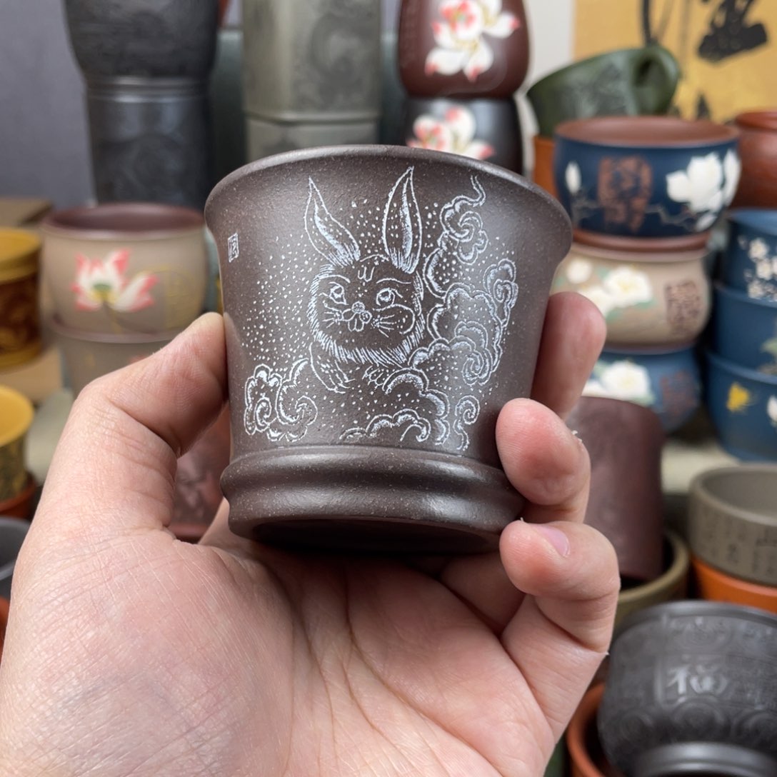 紫砂茶杯紫砂茶杯