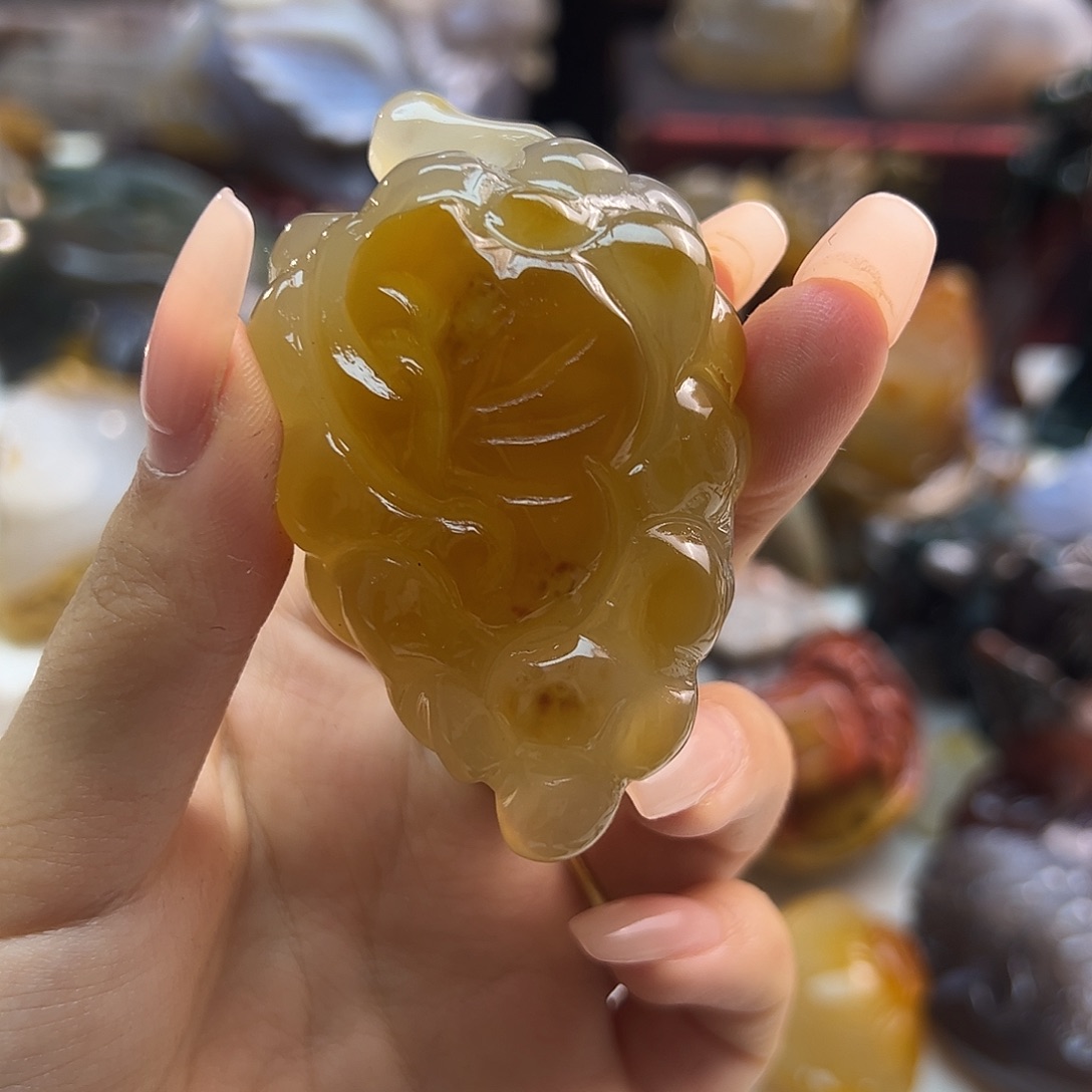 玛瑙/玉髓合金颈饰