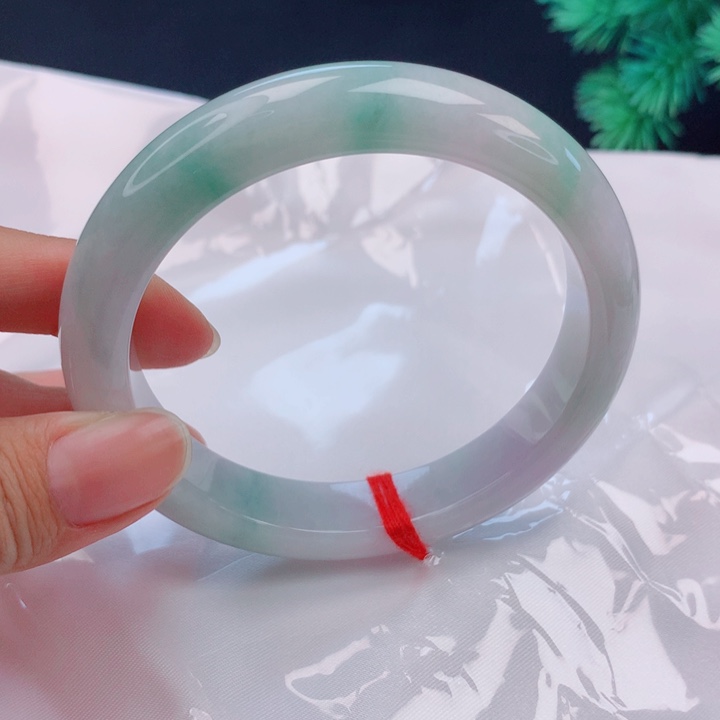 翡翠未镶嵌手镯60圈