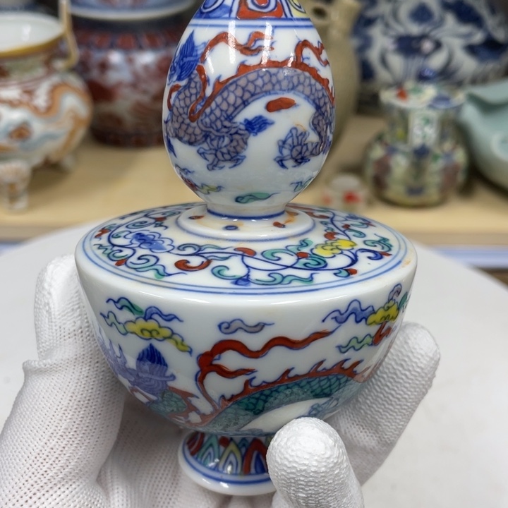 陶瓷@*东斗彩葫芦瓶1