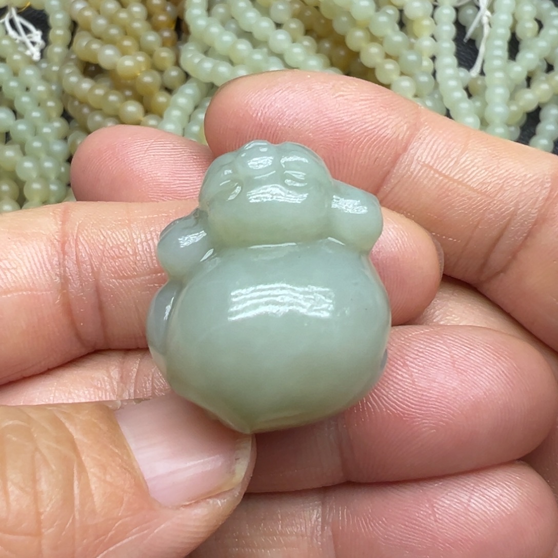 和田玉（糖玉）未镶嵌吊坠(不含链)