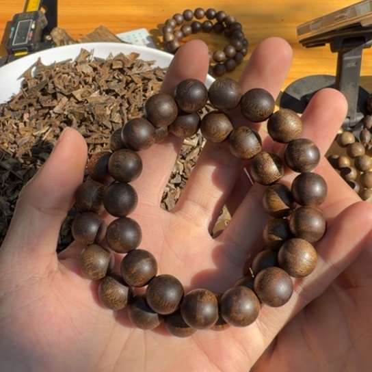 沉香碎屑沉香单圈1.2莞香女儿香14克送原木