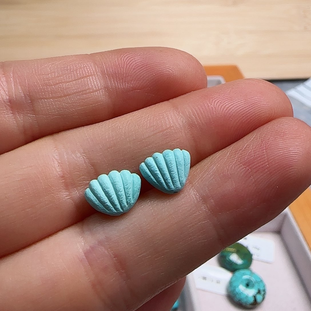 绿松石珠宝半成品未镶嵌