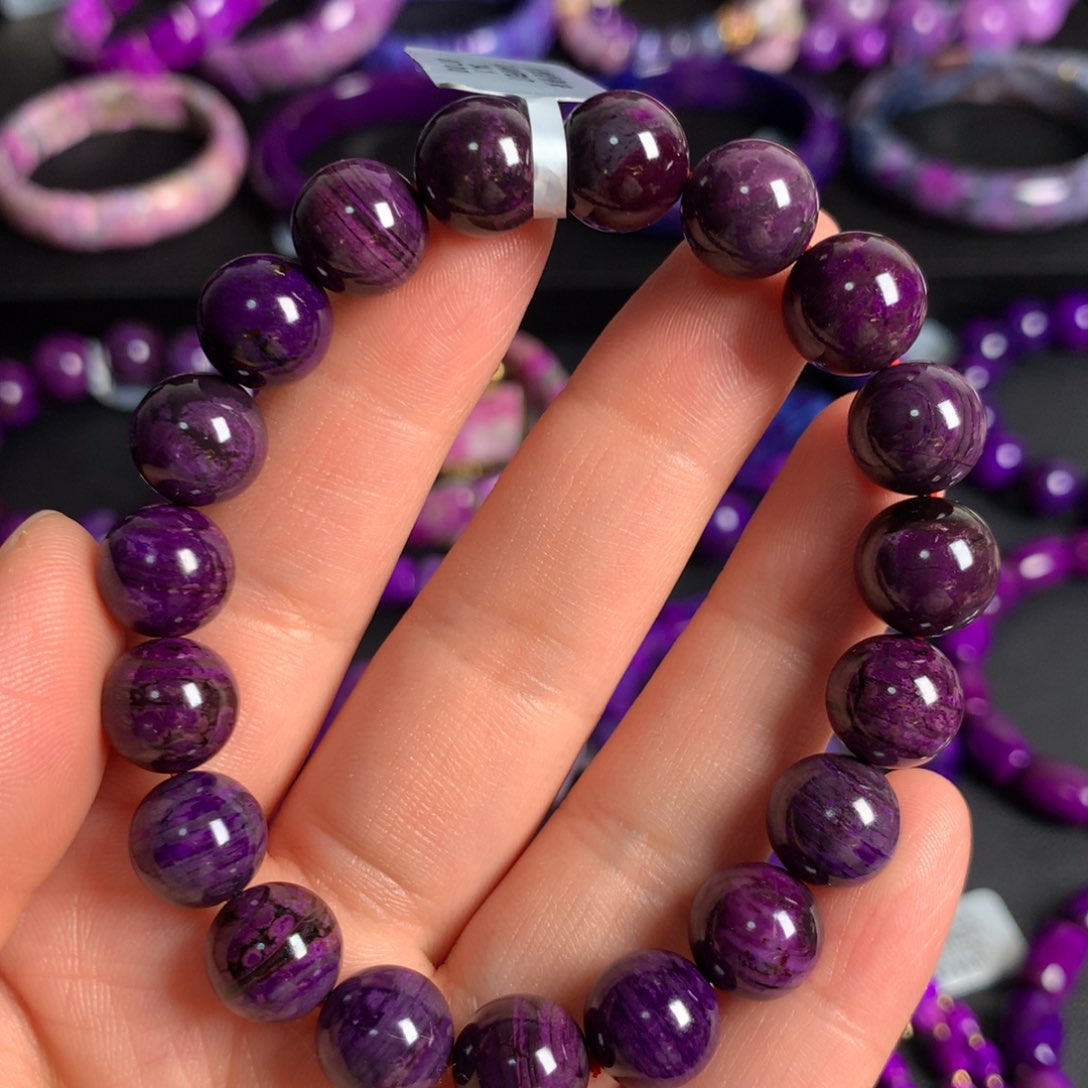 【闪购商品】苏纪石（舒俱来）老油紫手链未镶嵌