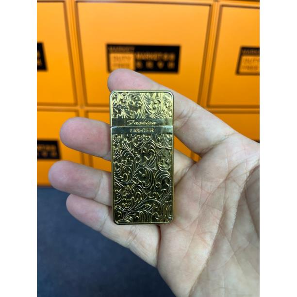 超薄金唐草气机打火机161