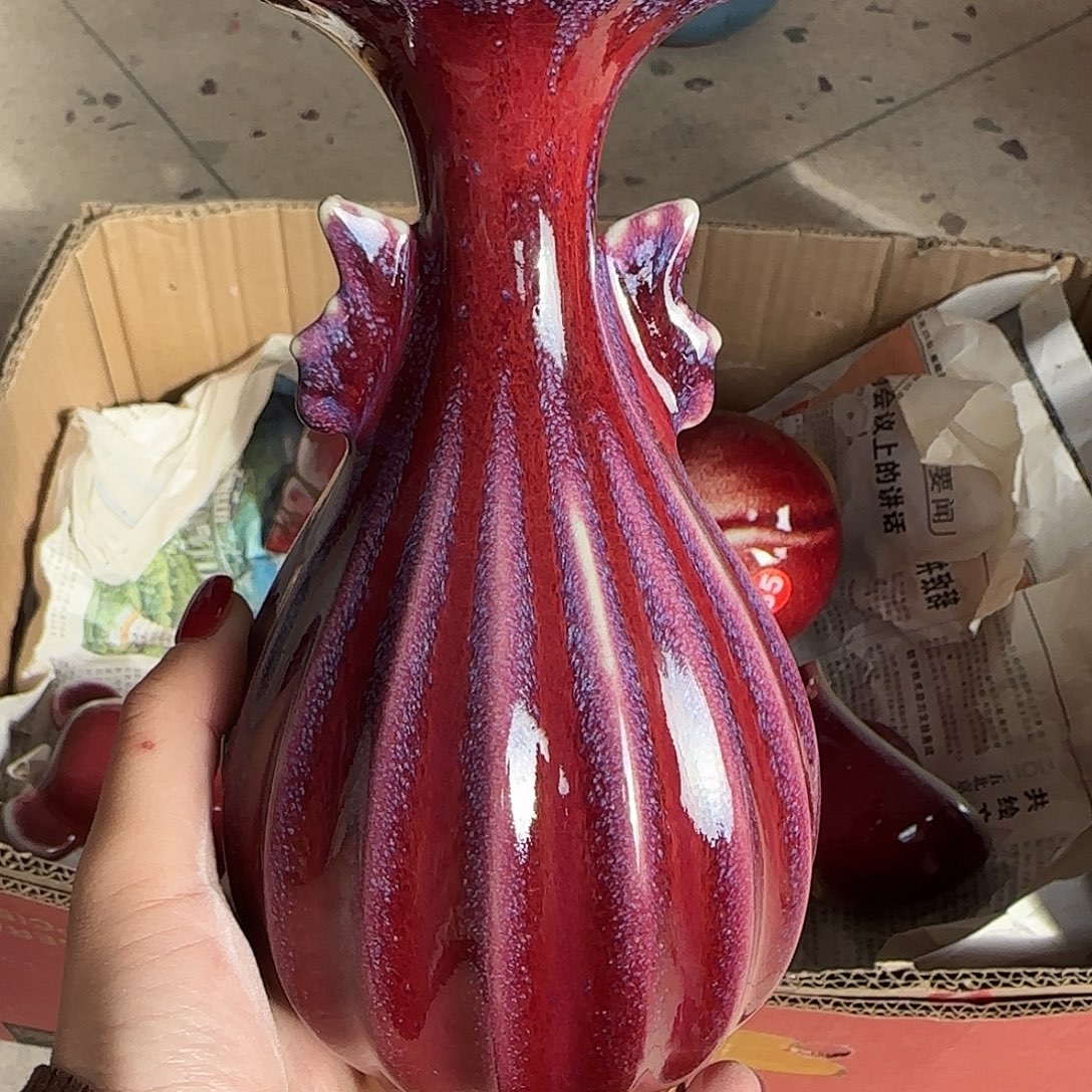 陶摆件郑家钧窑摆件