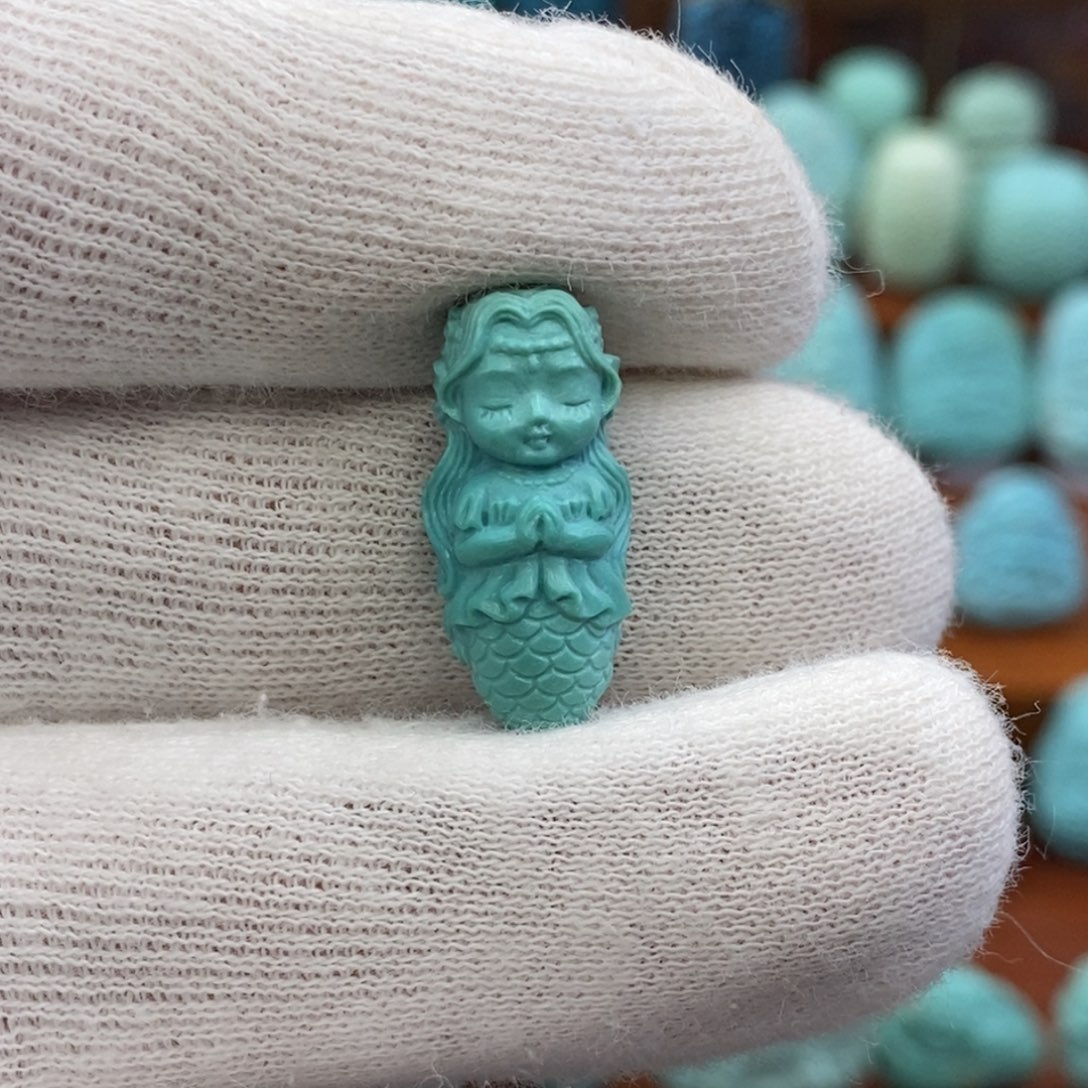 绿松石未镶嵌珠宝奇石