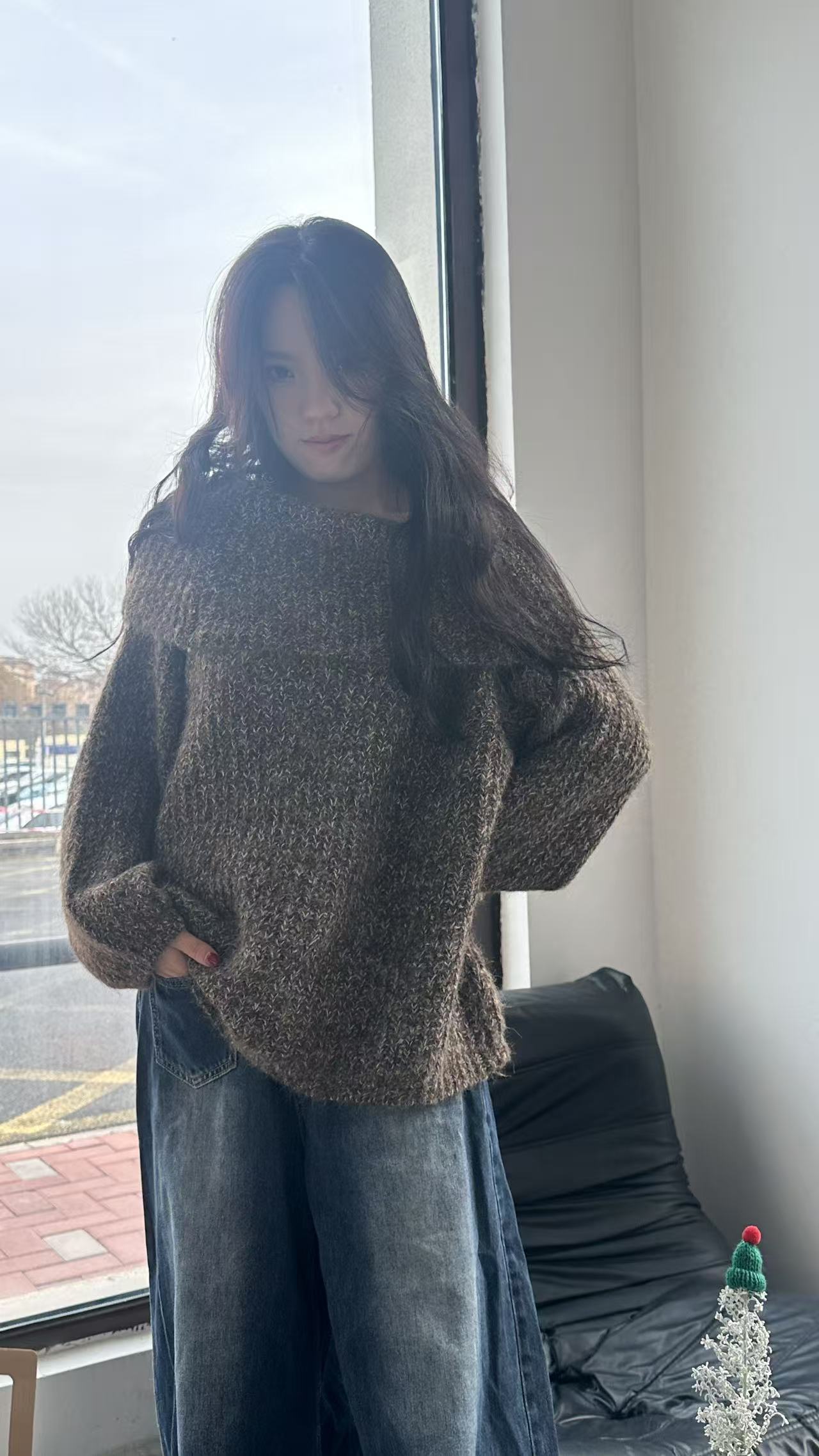 （59-118）秋冬休闲通勤尾货套头毛衣开衫女