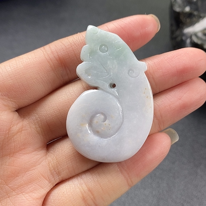 翡翠颈饰未镶嵌天然a货翡翠26