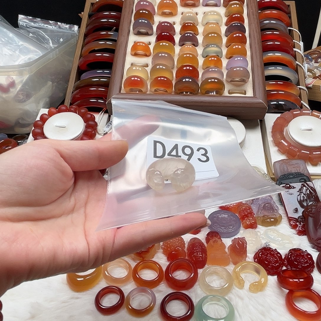 玛瑙/玉髓未镶嵌戒指