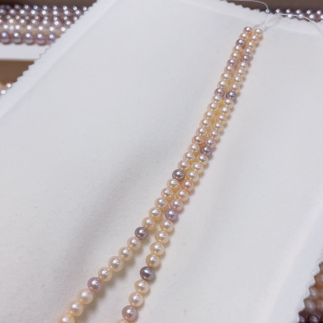 淡水珍珠颈饰银S925镶嵌