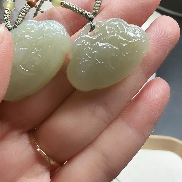 和田玉未镶嵌颈饰6