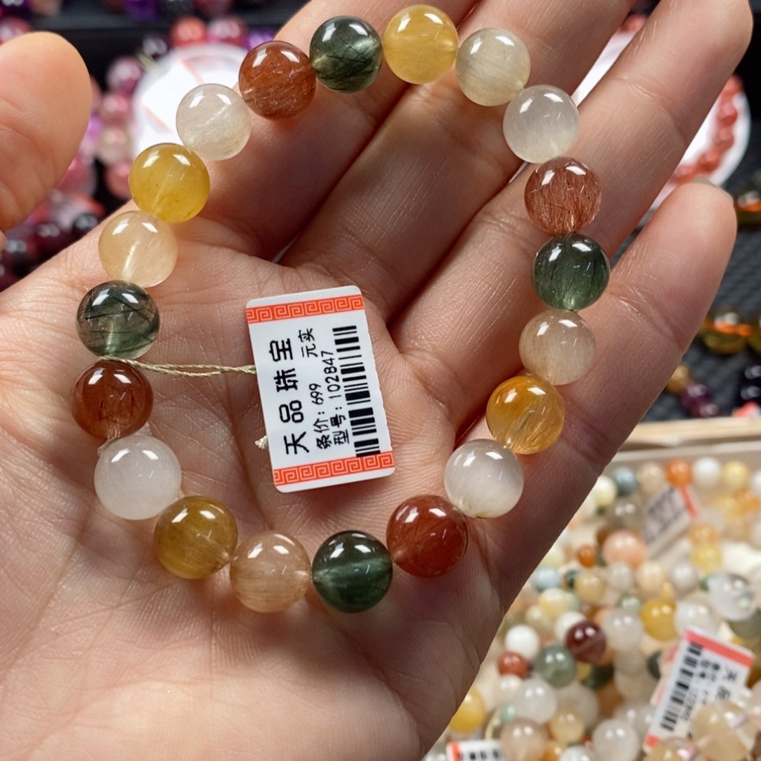 水晶手链：102847未镶嵌婷*