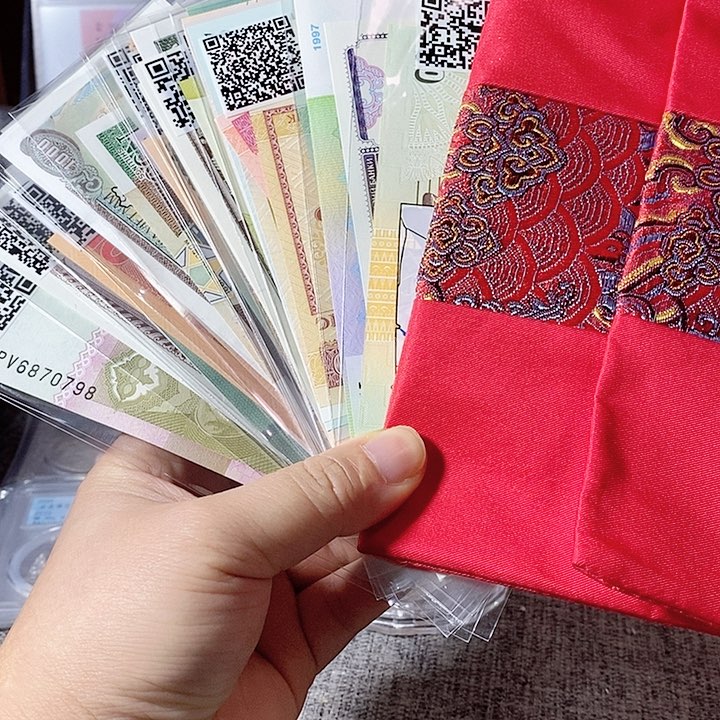 纸28国52张不重复纪念钞一套如图