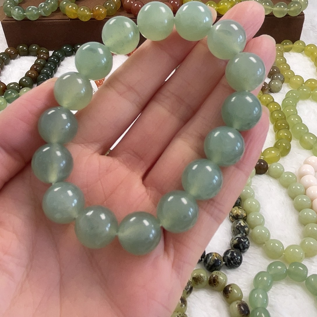 蛇纹石玉未镶嵌手串