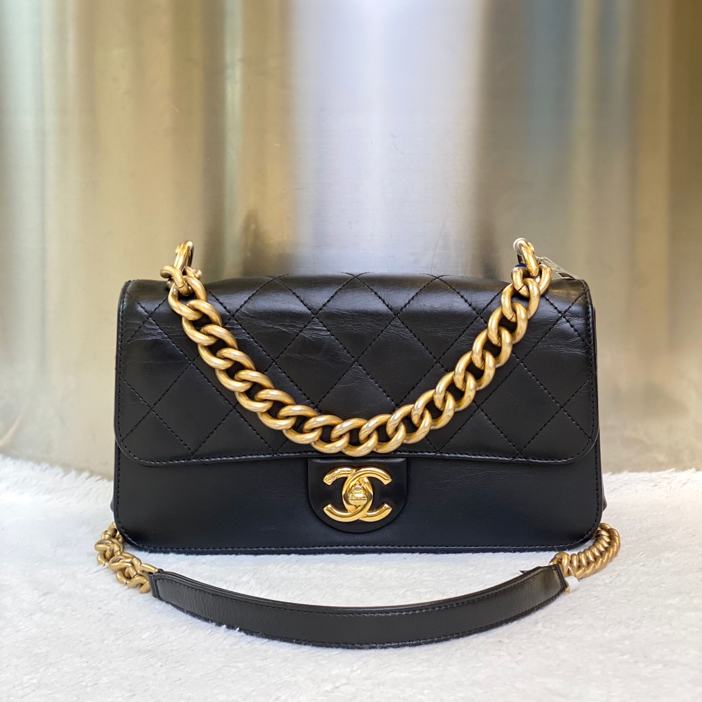 99新 Chanel/香奈儿 古有98新香奈儿风琴包3645