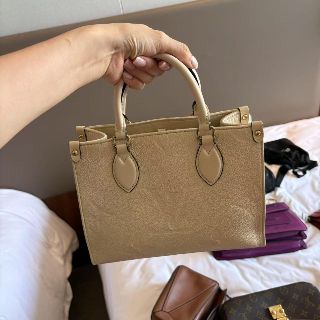 95新 LouisVuitton/路易威登 LV  onthego 小号/7.22/晓晓