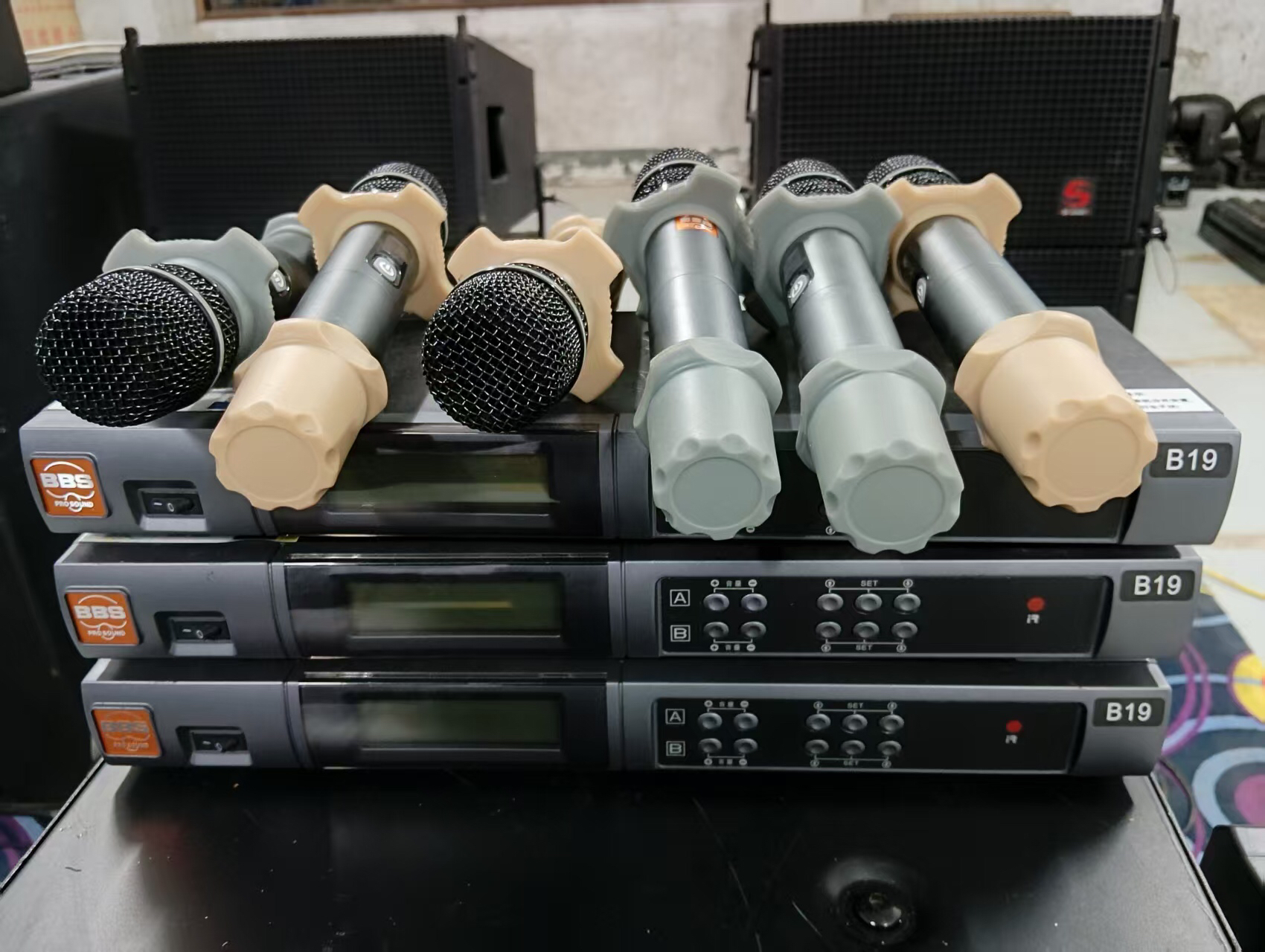 不包邮 BBS话筒橙标B19一套