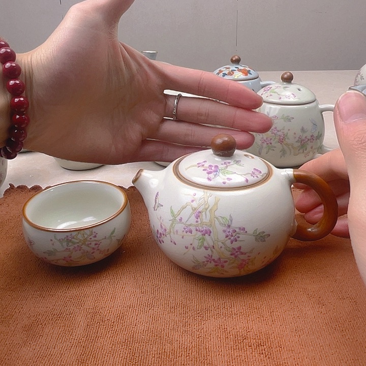 亦黄汝紫藤西施一壶一杯