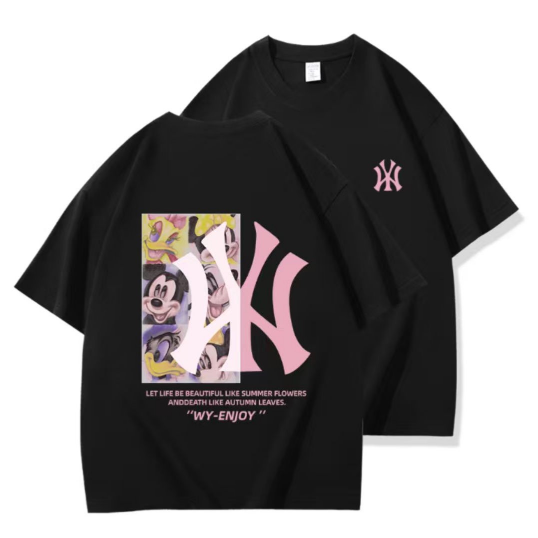 【一折粉丝福利】夏季潮牌男女同款短袖T恤