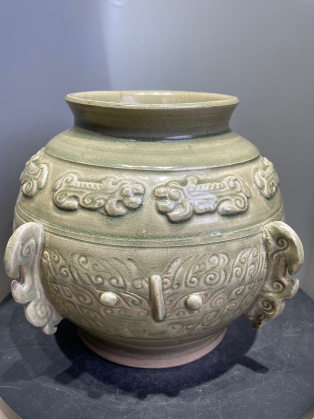 越窑手工复古罐子瓷瓷瓷瓷陶瓷工艺品青瓷