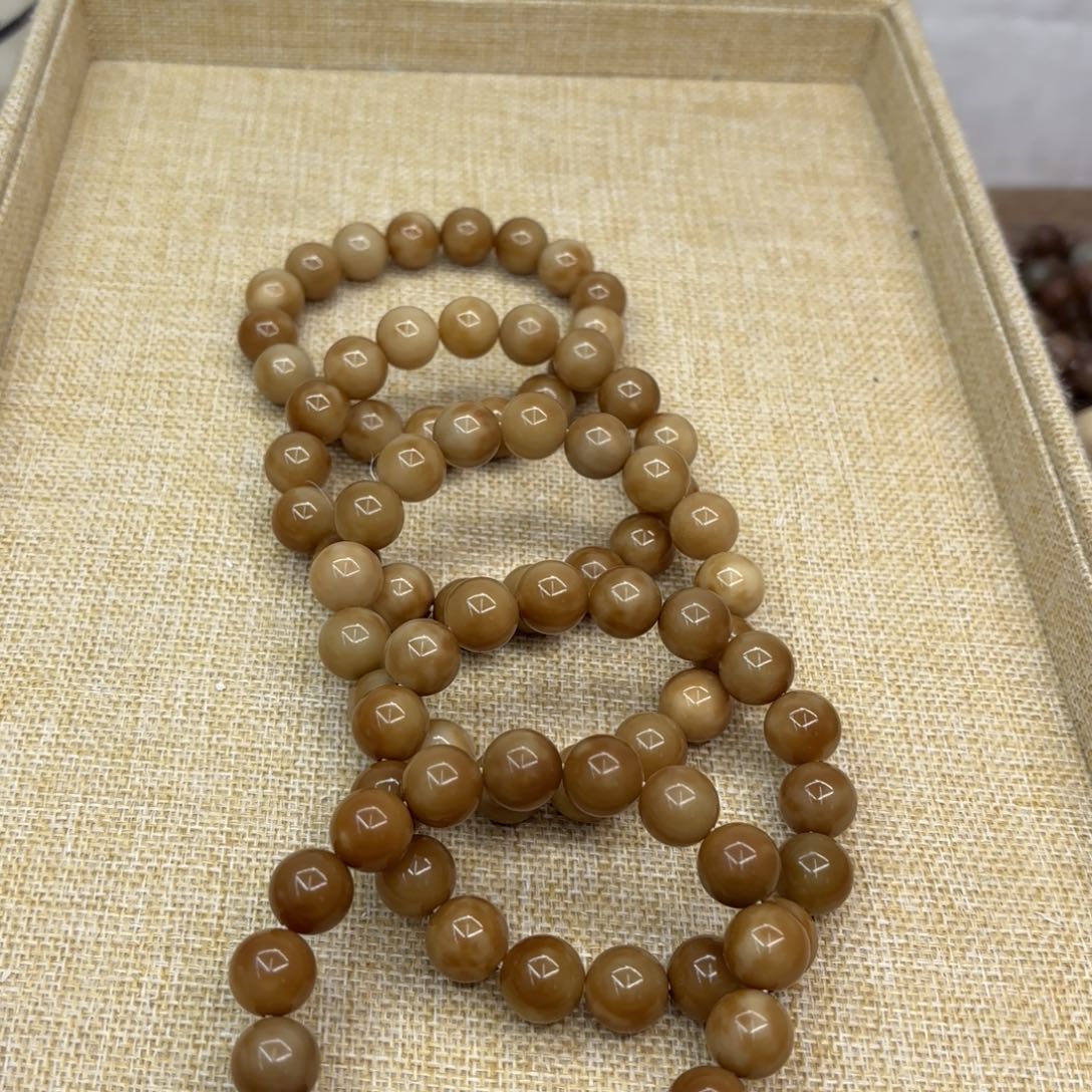 菩提根/象牙果吊坠14水磨苦咖啡圆珠福利一锅随单981