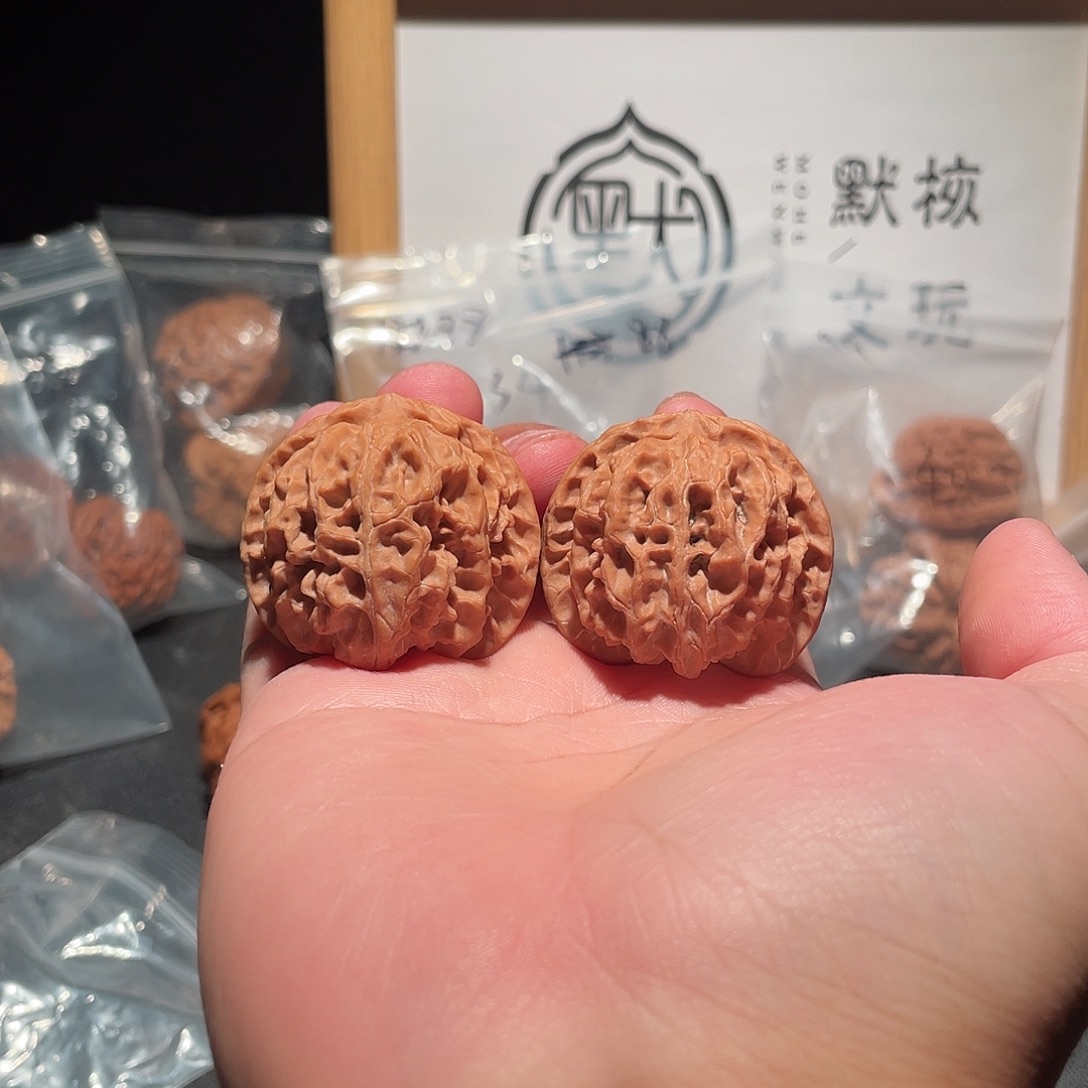 吊坠文玩核桃39全品苹果园