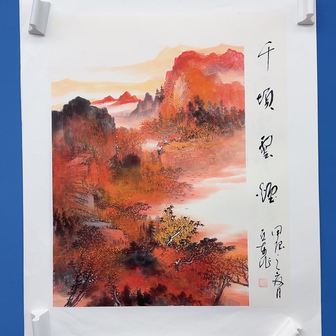 国画多次参加全国及