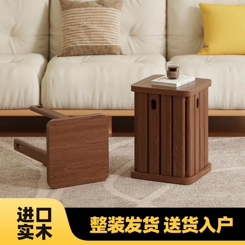 4103小凳子家用现代方凳坐凳矮凳实木可叠放木凳结实耐用客厅板凳