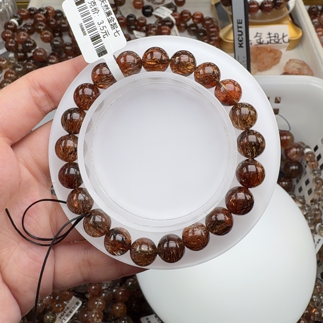 未镶嵌手链水晶黑金超七多样性发其一