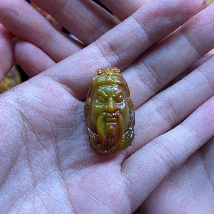 大***田玛瑙/玉髓未镶嵌挂件战国红挂件