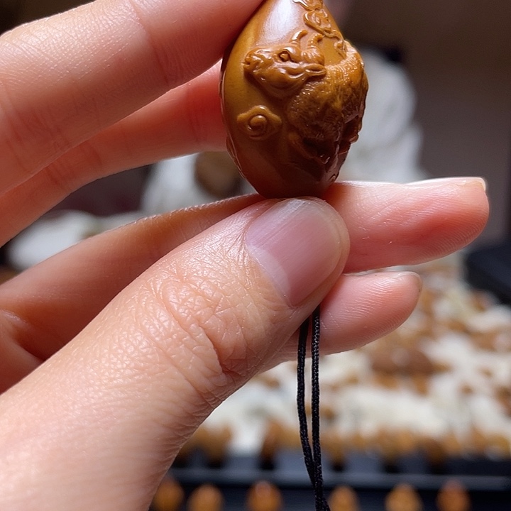 吊坠橄榄核橄榄 牛