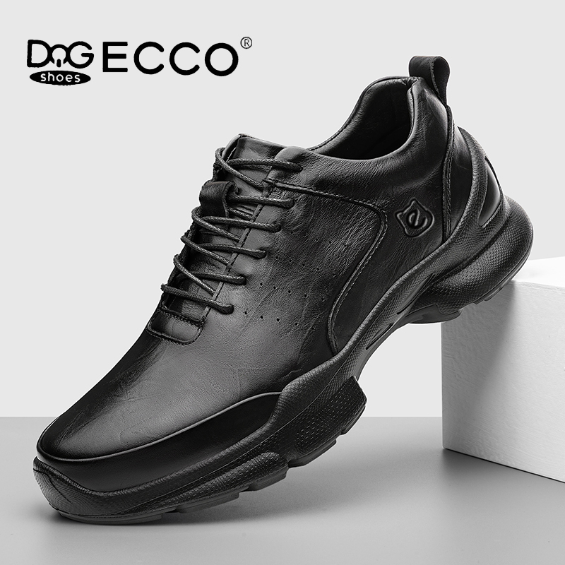 DQGECCO爱步特伦旗舰店男鞋秋季真皮休闲鞋36 37小码冬季透气皮鞋