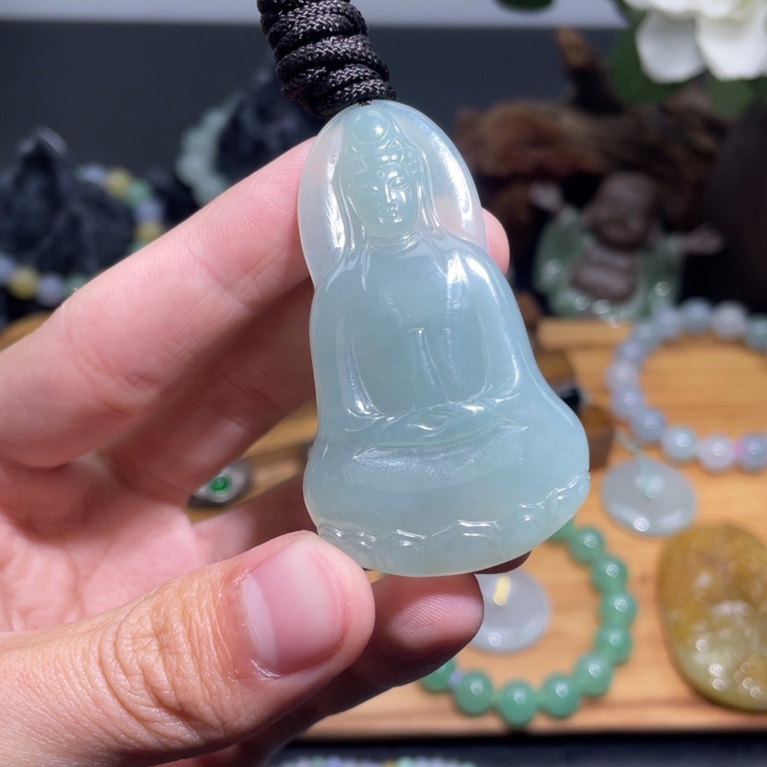 定制翡翠未镶嵌吊坠