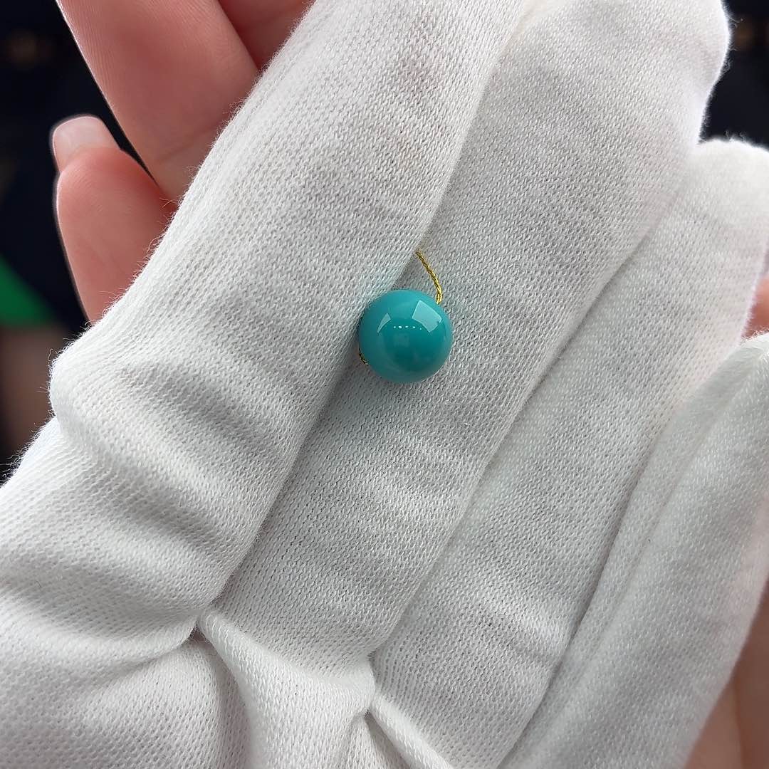 未镶嵌绿松石绿松石8.4mm