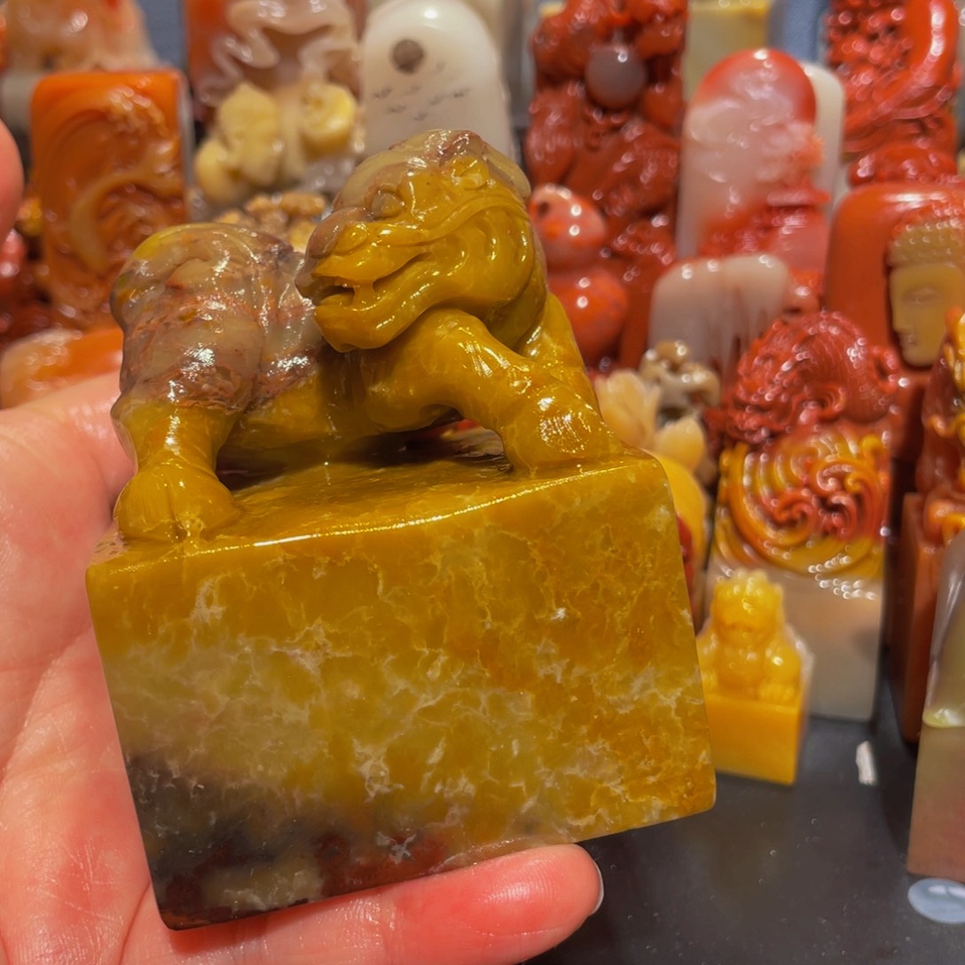 寿山石印石精美寿山