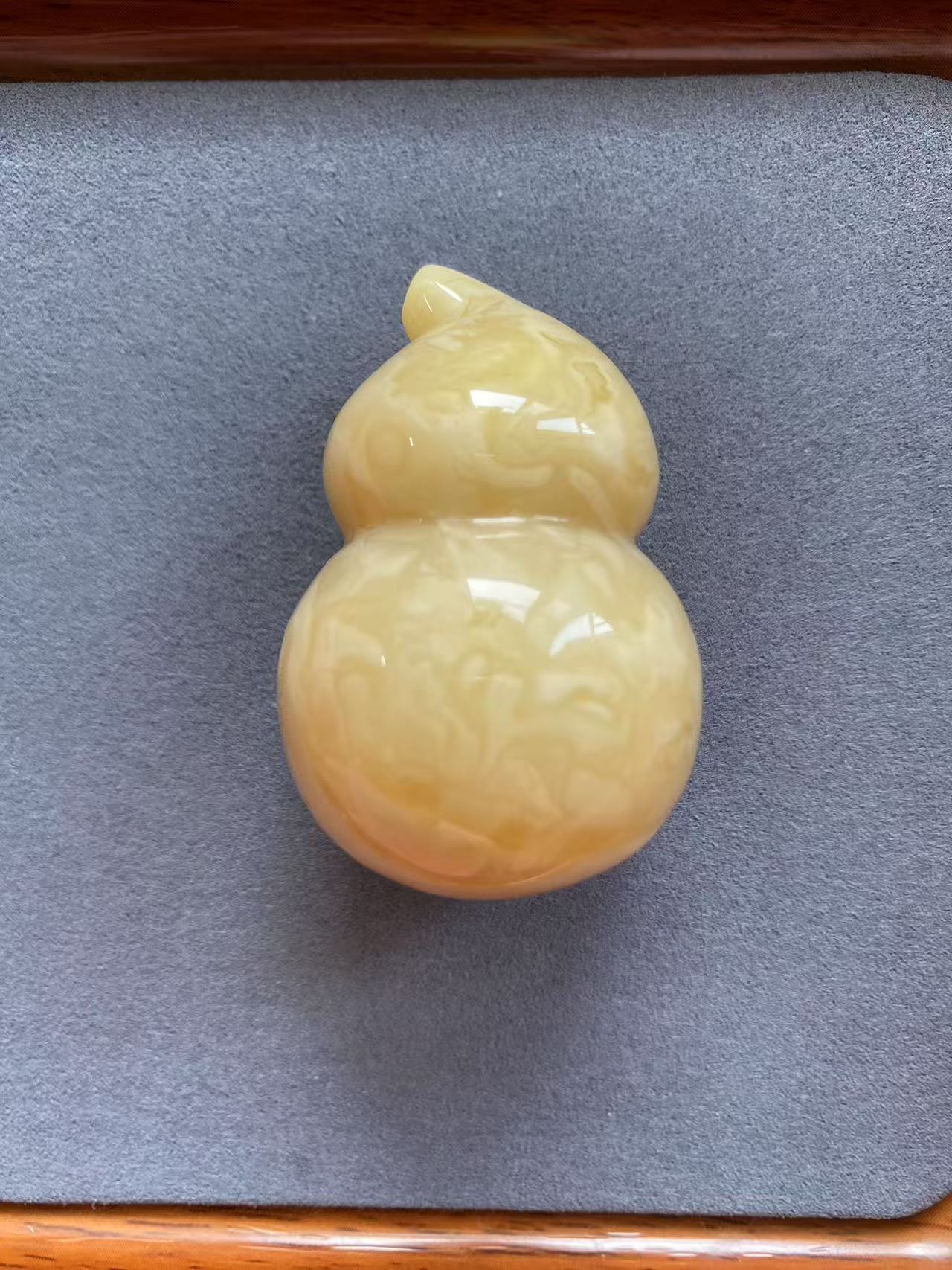 天然蜜蜡葫芦吊坠把件