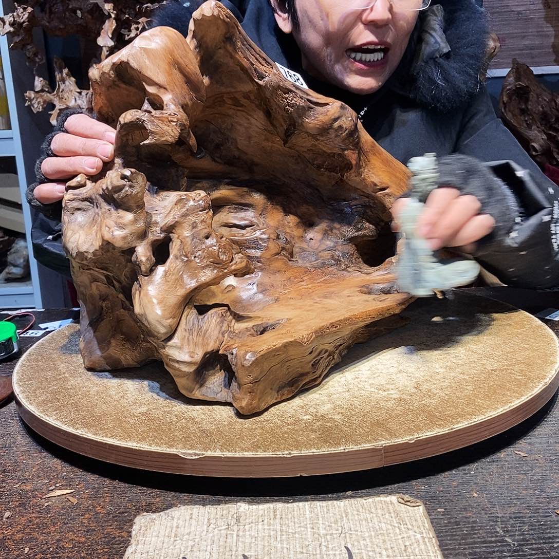 厚***事768。株木随行根艺