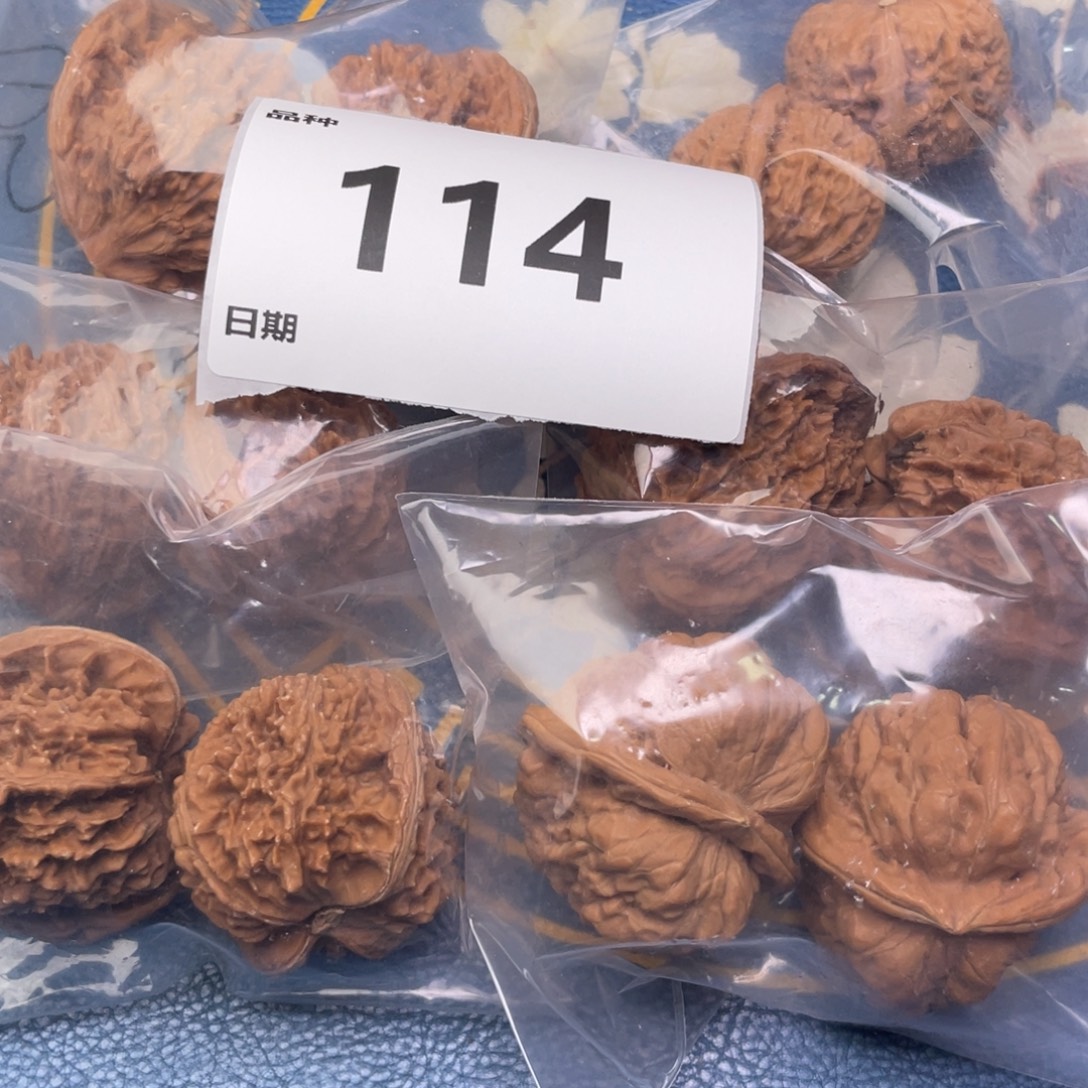 把件文玩核桃114号6对带练手蛙