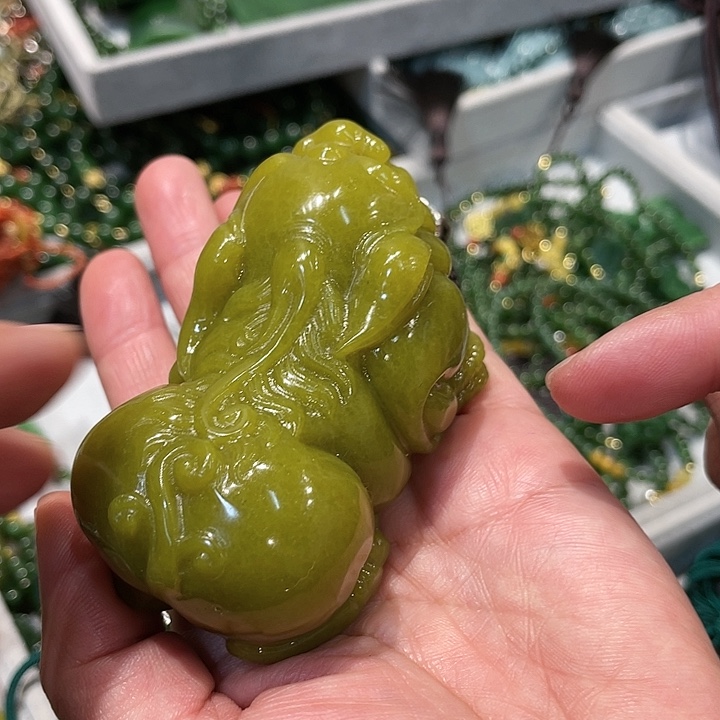 【闪购商品】岫玉颈饰未镶嵌岫玉精品