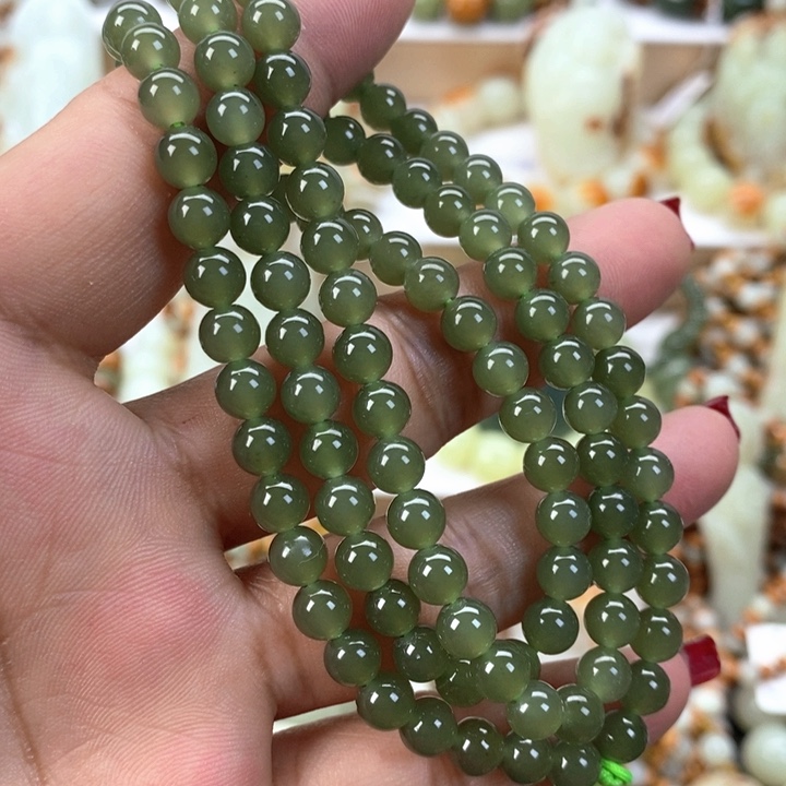 【闪购商品】透闪石质玉手链未镶嵌